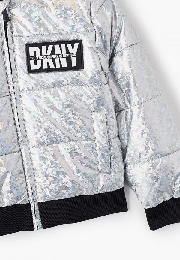 Куртка для девочки утепленная DKNY D36626 Фото 3