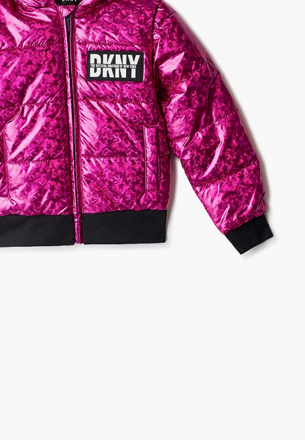 Куртка для девочки утепленная DKNY D36633 Фото 3