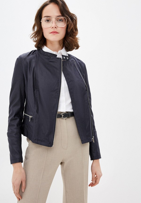 

Куртка кожаная DKNY, Синий