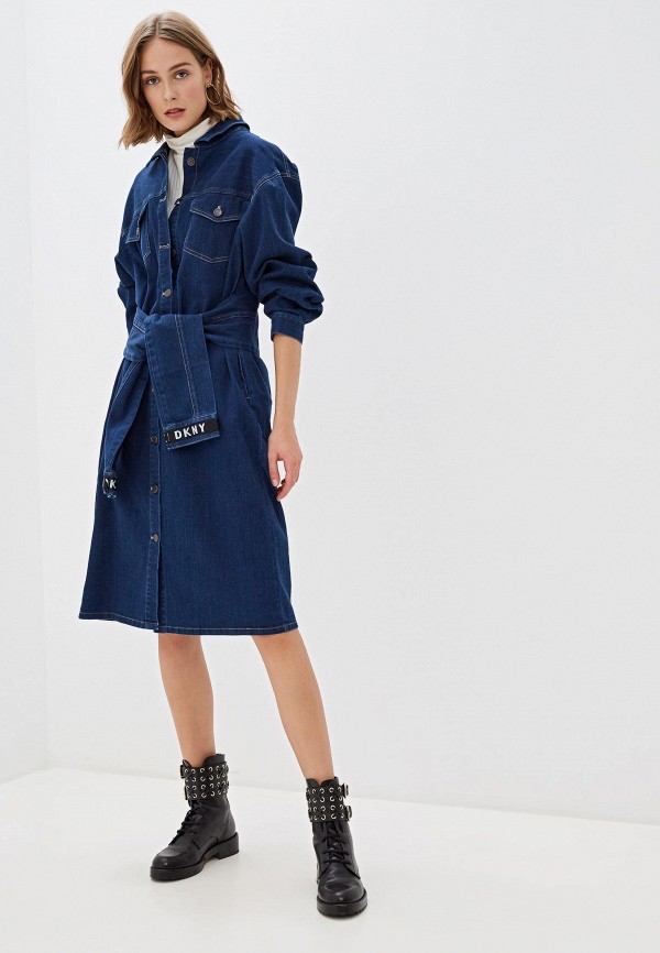 

Платье джинсовое DKNY, Синий