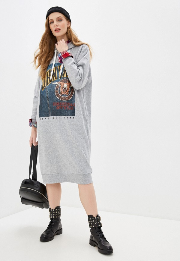 

Платье DKNY, Серый, INTERNATIONAL