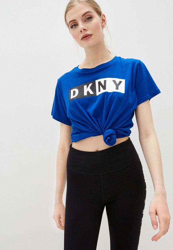 DKNY Sport футболка dp1t5894 Mid синяя. DKNY Sport футболка dp1t5894 Mid тёмно синяя. Футболка DKNY женская синяя. DKNY футболка.