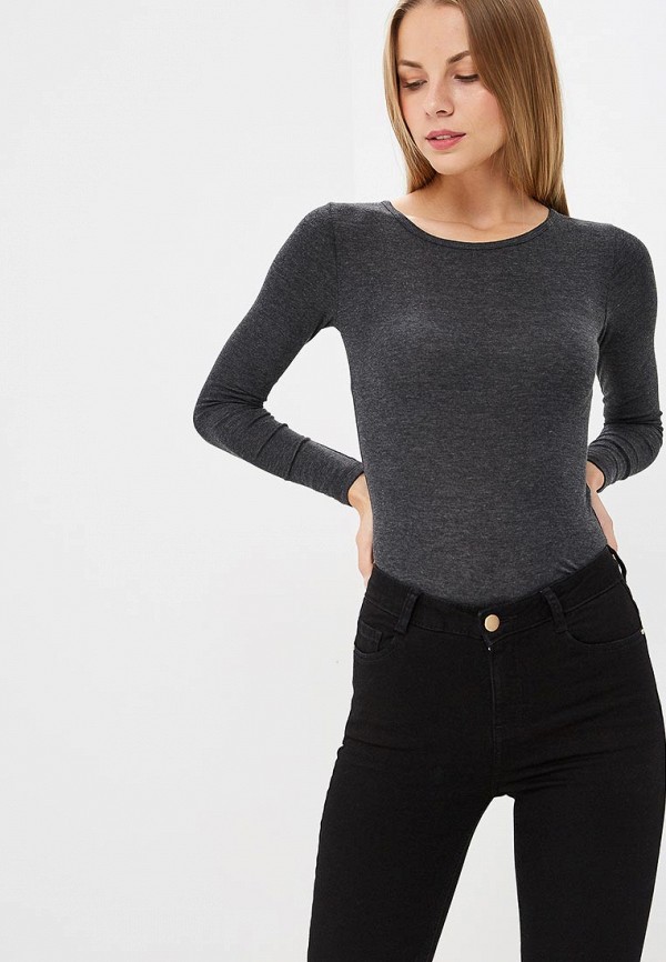 

Лонгслив Dorothy Perkins, Dorothy Perkins DO005EWCEWZ5, Серый