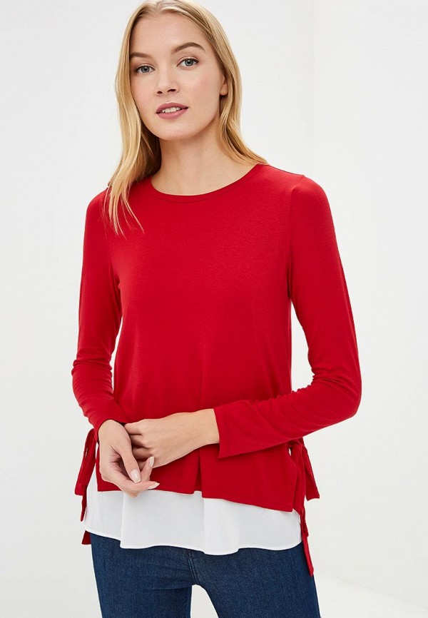 

Лонгслив Dorothy Perkins; Dorothy Perkins DO005EWCGPX9, Красный