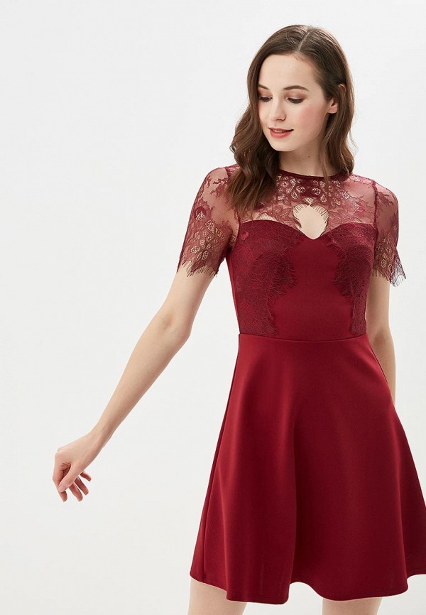 

Платье Dorothy Perkins, Dorothy Perkins DO005EWCPCJ1, Бордовый