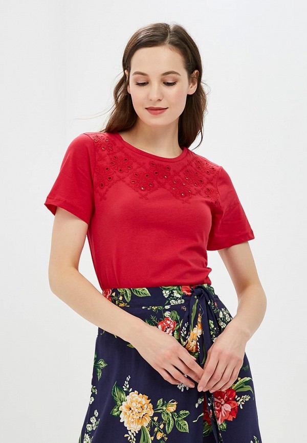 

Футболка Dorothy Perkins; Dorothy Perkins DO005EWCQWW7, Коралловый
