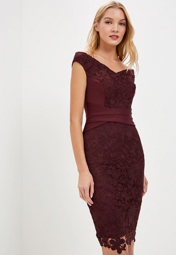 

Платье Dorothy Perkins, Бордовый, Dorothy Perkins DO005EWCUUI8