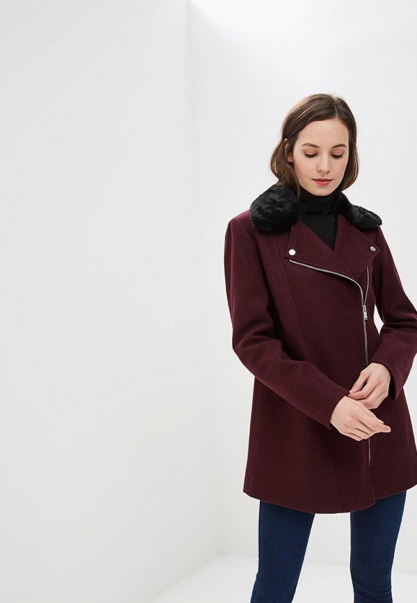 

Пальто Dorothy Perkins, Бордовый, Dorothy Perkins DO005EWCUUL1