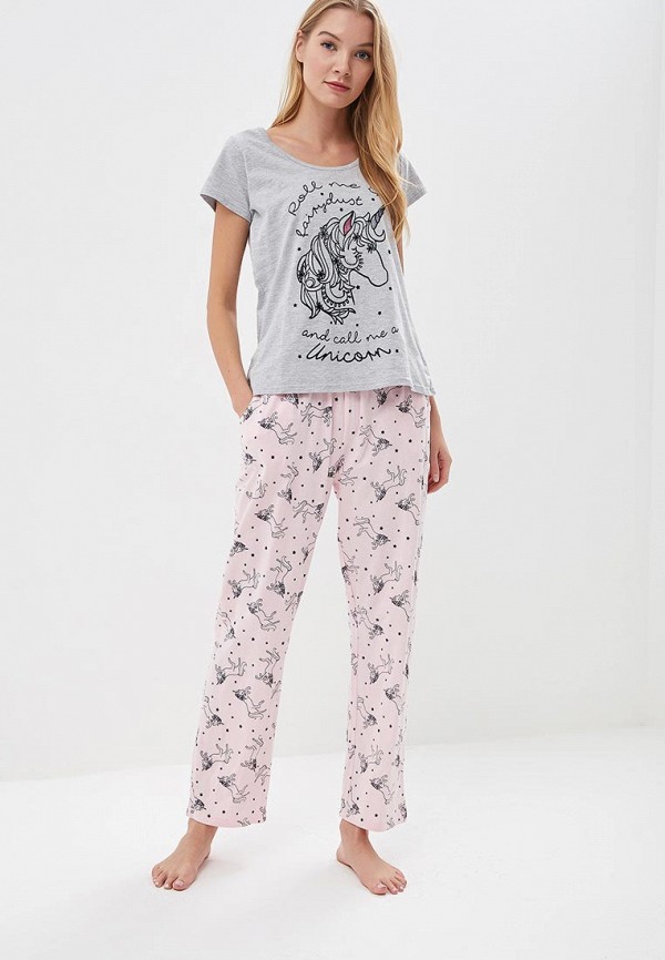

Пижама Dorothy Perkins, Dorothy Perkins DO005EWDCWE1, Розовый;серый