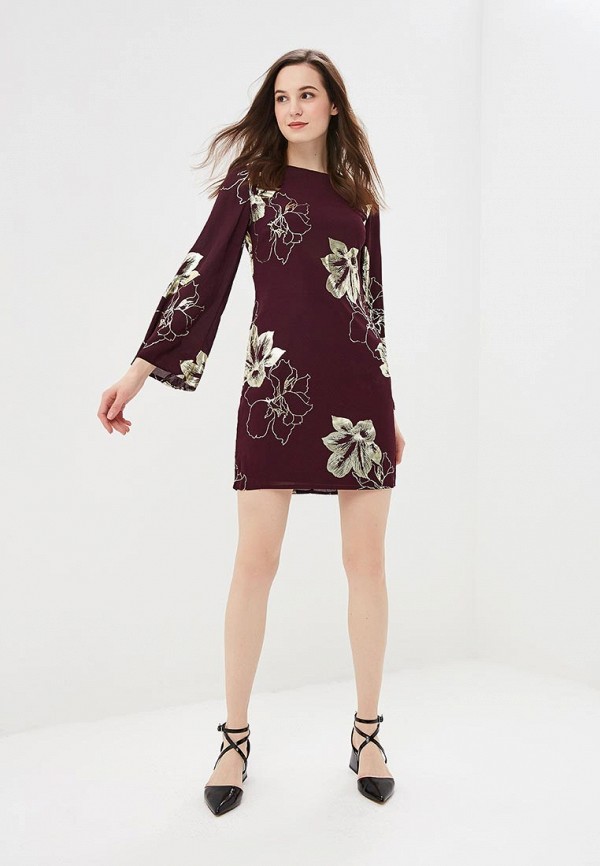 

Платье Dorothy Perkins; Dorothy Perkins DO005EWDEYT6, Бордовый