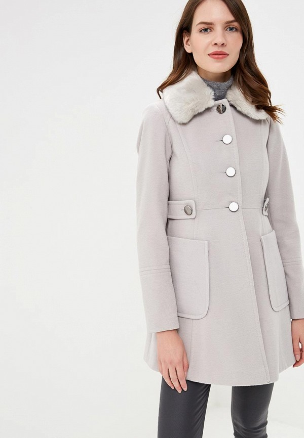 

Пальто Dorothy Perkins; Dorothy Perkins DO005EWDHRM2, Серый