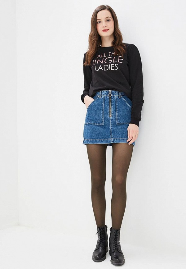 

Свитшот Dorothy Perkins; Dorothy Perkins DO005EWDMVE5, Черный