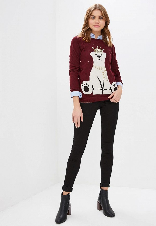

Джемпер Dorothy Perkins; Dorothy Perkins DO005EWDOHA9, Бордовый