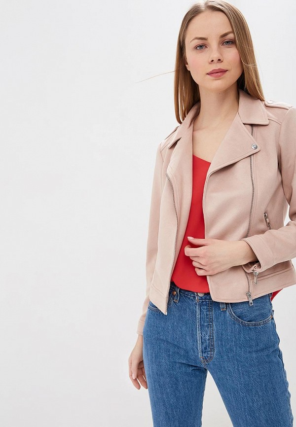 

Куртка кожаная Dorothy Perkins, Розовый