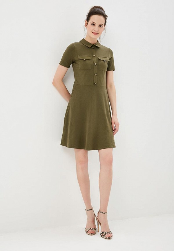 

Платье Dorothy Perkins; Dorothy Perkins DO005EWEYDG1, Хаки