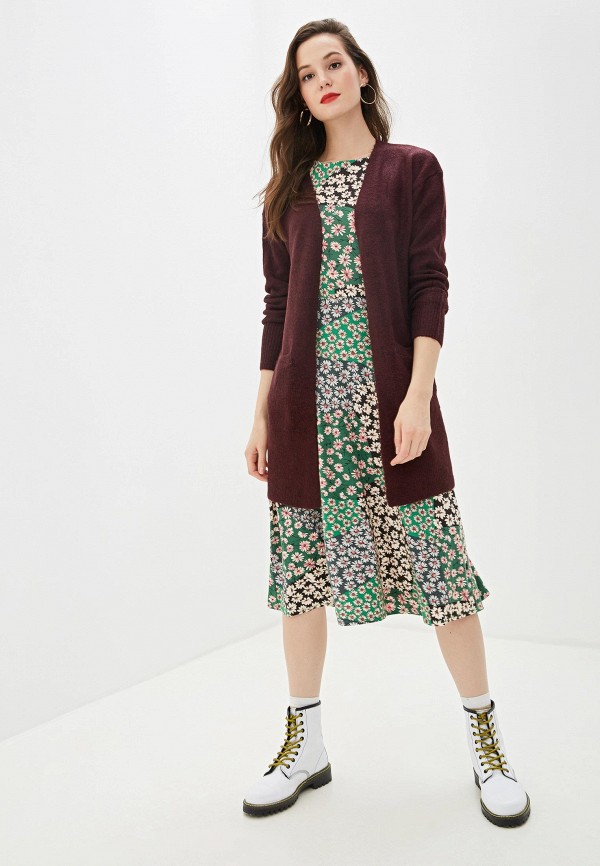 

Кардиган Dorothy Perkins, Бордовый, Dorothy Perkins DO005EWGNHK9