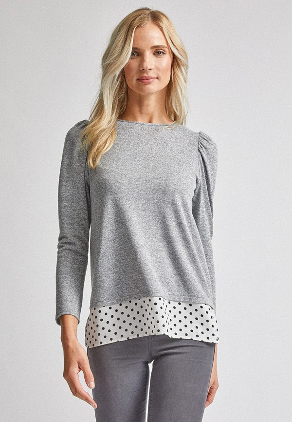 

Лонгслив Dorothy Perkins, Серый