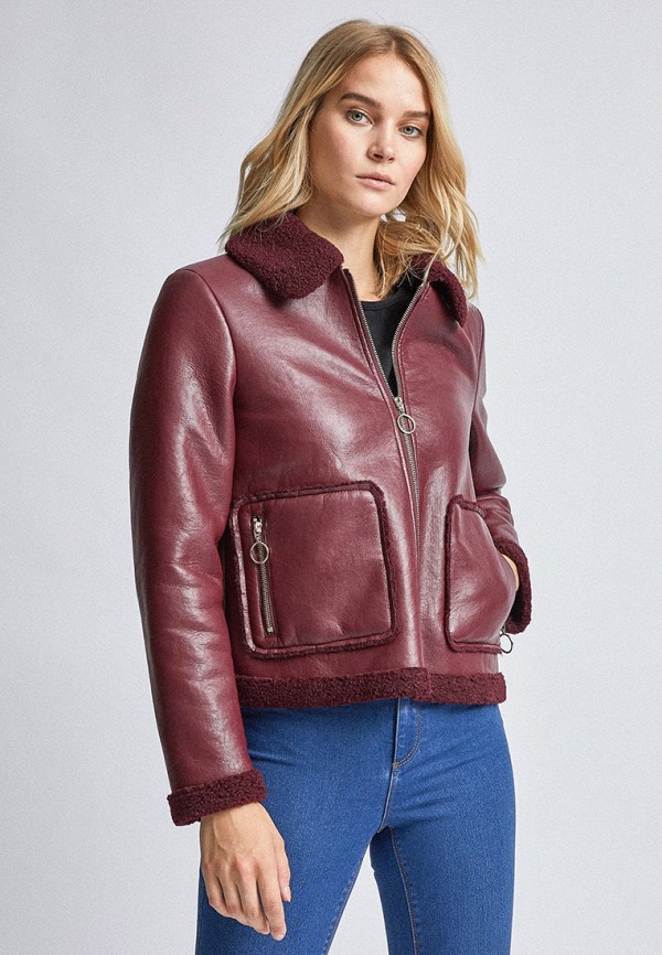

Дубленка Dorothy Perkins, Бордовый