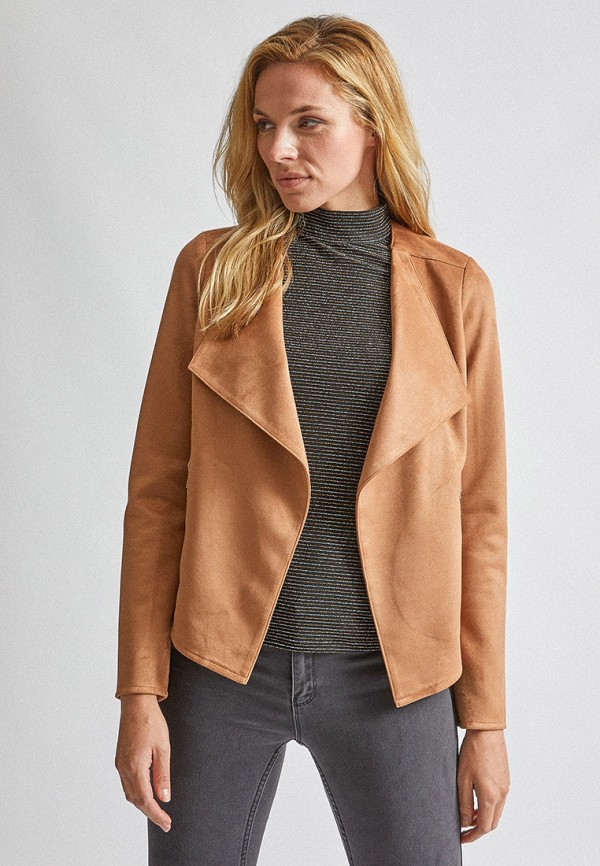 

Куртка кожаная Dorothy Perkins, Бежевый