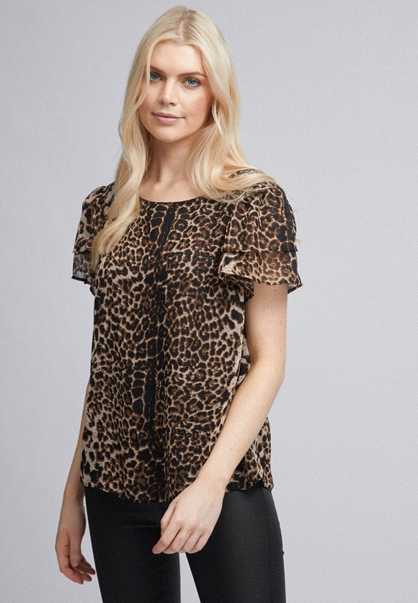 

Блуза Dorothy Perkins, Коричневый, Dorothy Perkins DO005EWINMQ0