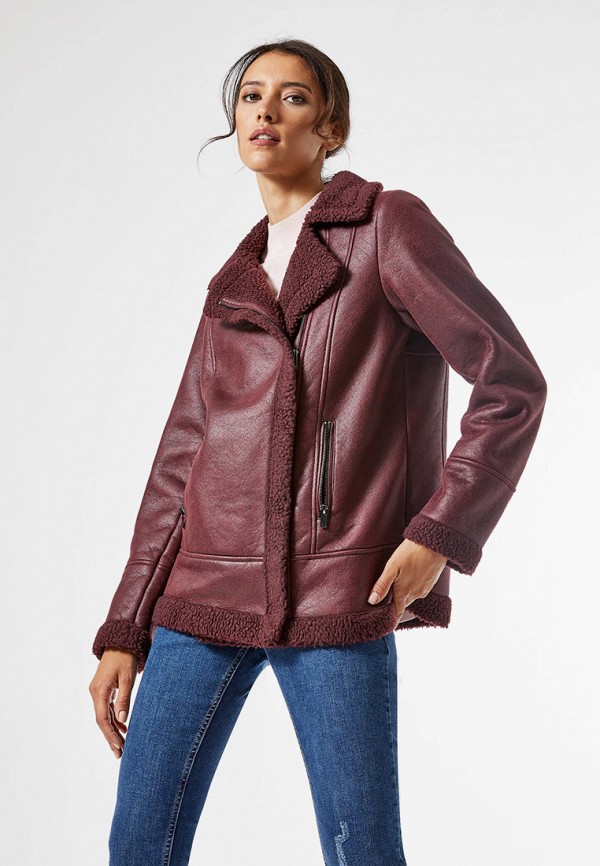 

Дубленка Dorothy Perkins, Бордовый