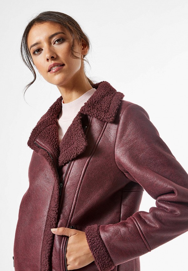 

Дубленка Dorothy Perkins, Бордовый