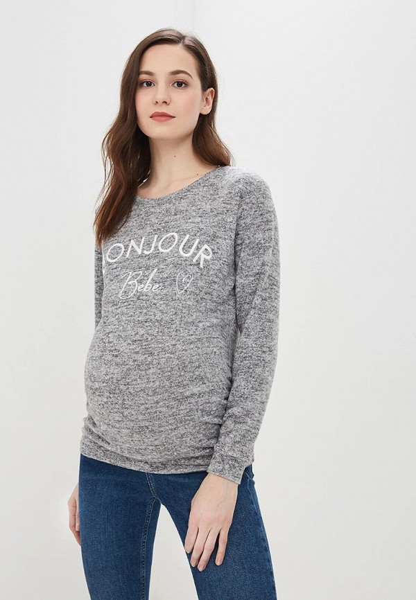 

Свитшот Dorothy Perkins Maternity, Dorothy Perkins Maternity DO028EWEEOS2, Серый