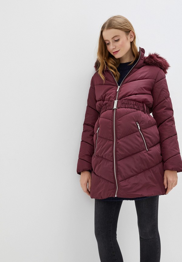 

Куртка утепленная Dorothy Perkins Maternity, Бордовый