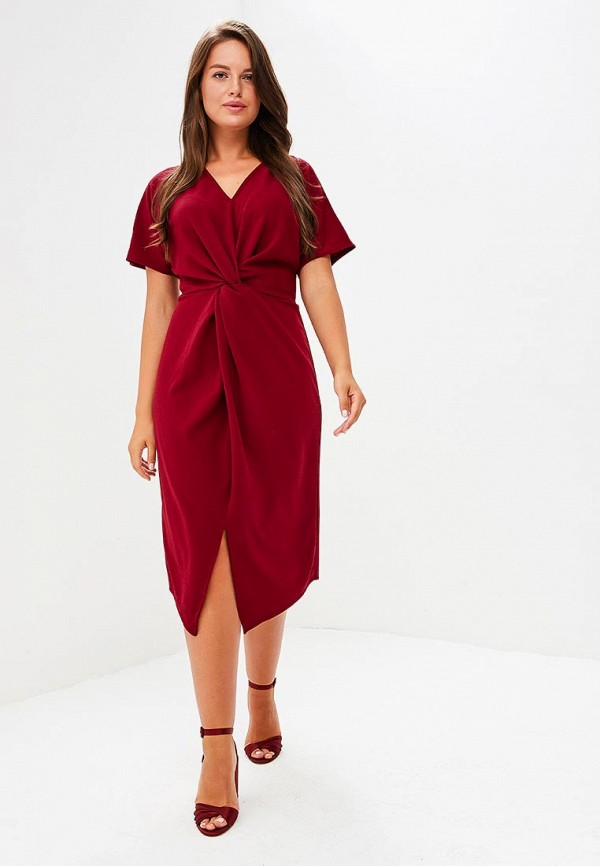 

Платье Dorothy Perkins Curve, Dorothy Perkins Curve DO029EWCEWD5, Бордовый