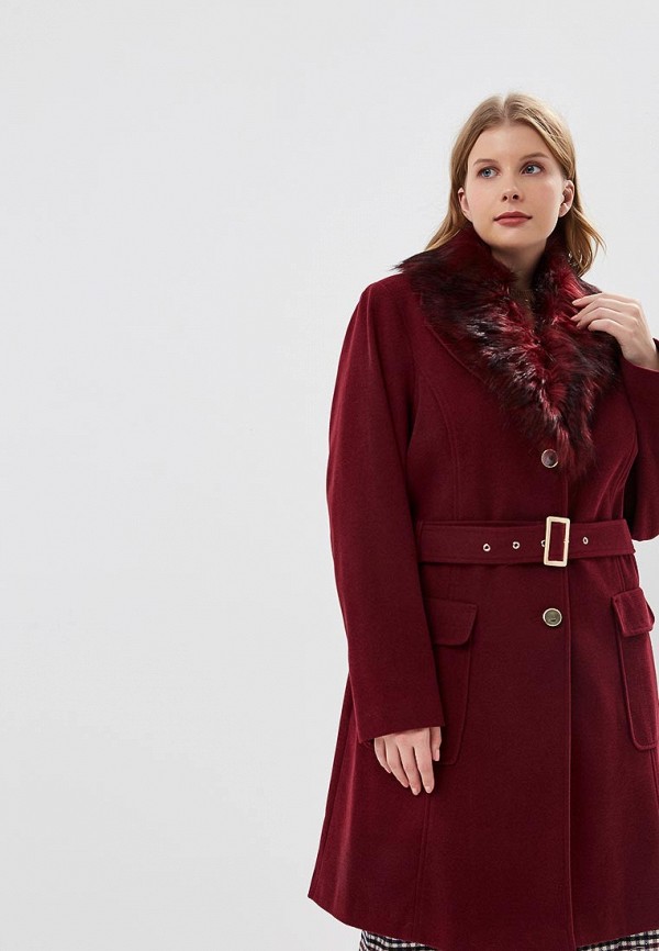 

Пальто Dorothy Perkins Curve, Бордовый