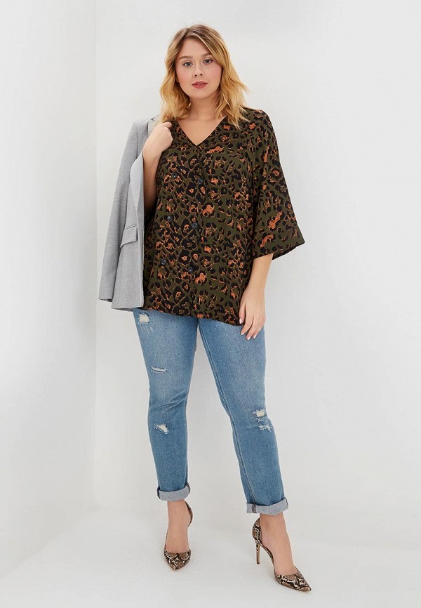 

Блуза Dorothy Perkins Curve, Dorothy Perkins Curve DO029EWEENE9, Зеленый