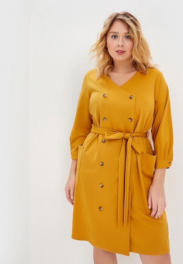 

Платье Dorothy Perkins Curve, Dorothy Perkins Curve DO029EWEEOI3, Желтый