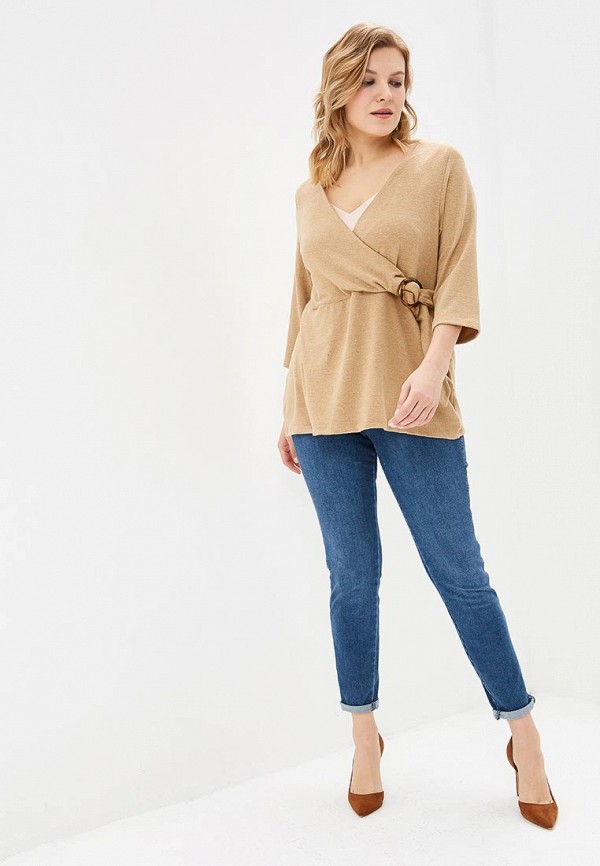 

Пуловер Dorothy Perkins Curve; Dorothy Perkins Curve DO029EWEINM0, Бежевый