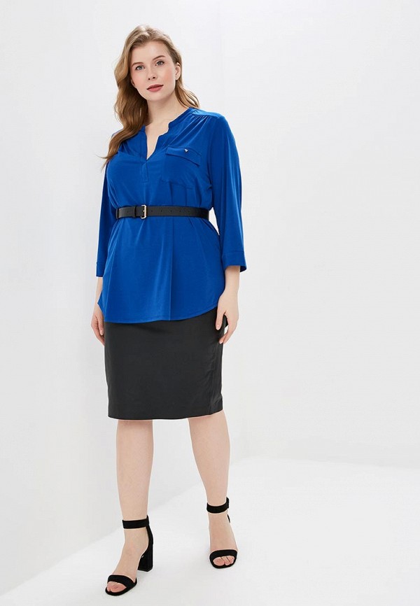 

Блуза Dorothy Perkins Curve; Dorothy Perkins Curve DO029EWERXQ2, Синий