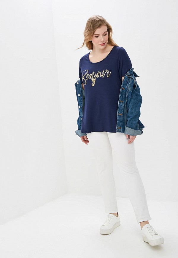 

Футболка Dorothy Perkins Curve; Dorothy Perkins Curve DO029EWERXQ5, Синий