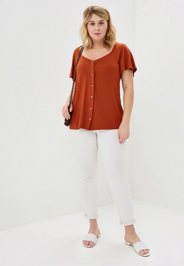 

Футболка Dorothy Perkins Curve; Dorothy Perkins Curve DO029EWEYAX7, Оранжевый