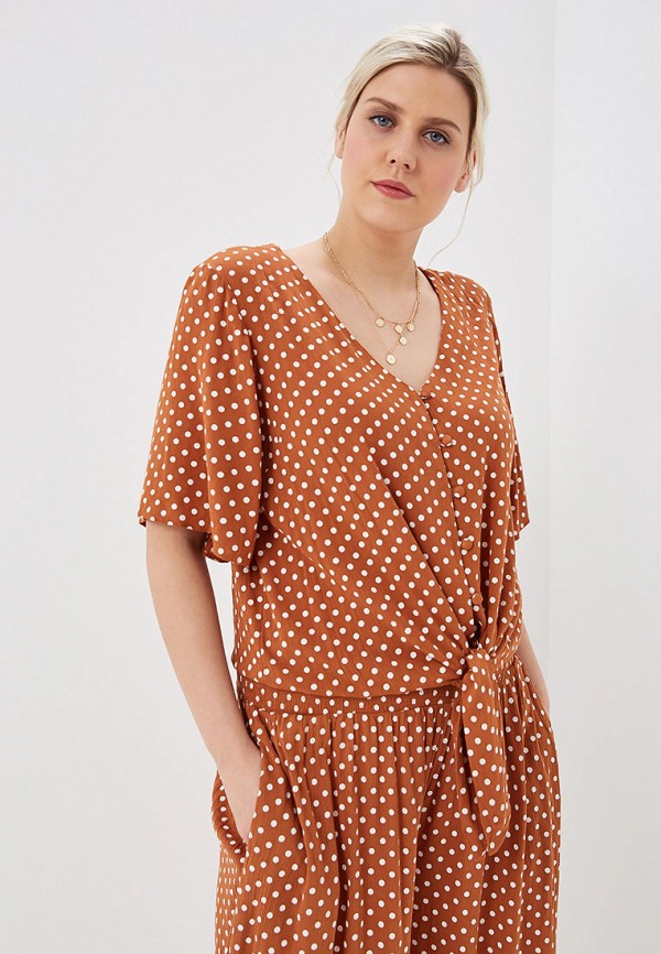 

Блуза Dorothy Perkins Curve, Dorothy Perkins Curve DO029EWFDUP2, Коричневый