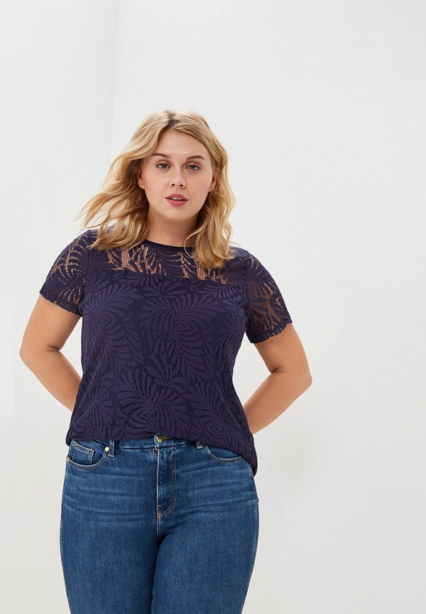 

Футболка Dorothy Perkins Curve, Dorothy Perkins Curve DO029EWFHTY6, Синий