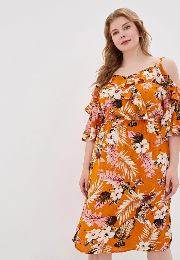 

Платье Dorothy Perkins Curve, Оранжевый, Dorothy Perkins Curve DO029EWFQHW1