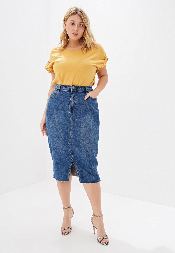 

Футболка Dorothy Perkins Curve, Желтый, Dorothy Perkins Curve DO029EWFUPA5