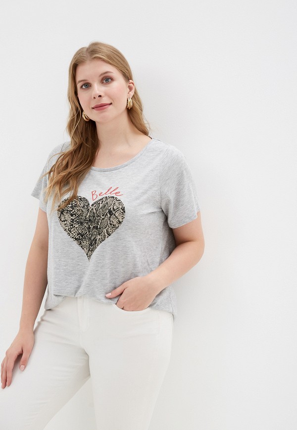 

Футболка Dorothy Perkins Curve, Серый, Dorothy Perkins Curve DO029EWGCQQ1