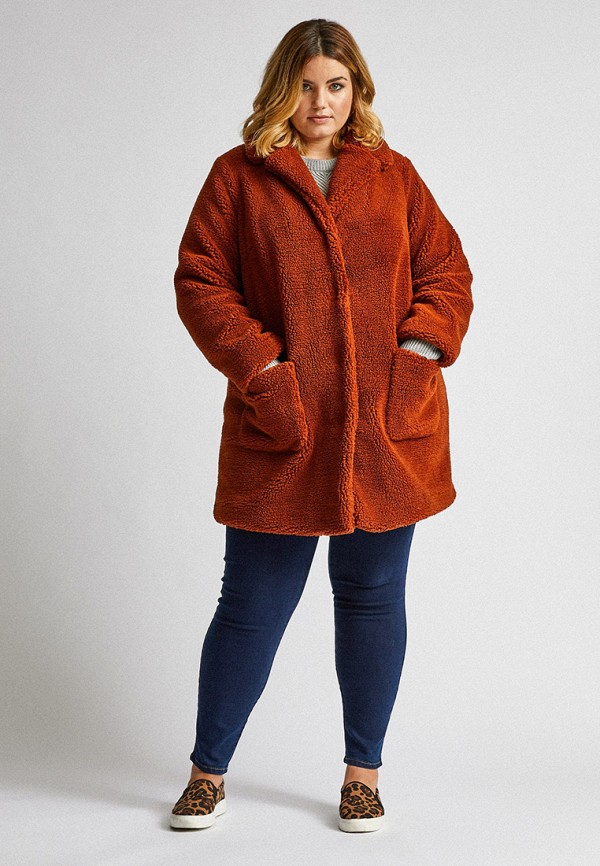 

Шуба Dorothy Perkins Curve, Коричневый, Dorothy Perkins Curve DO029EWHDCT1