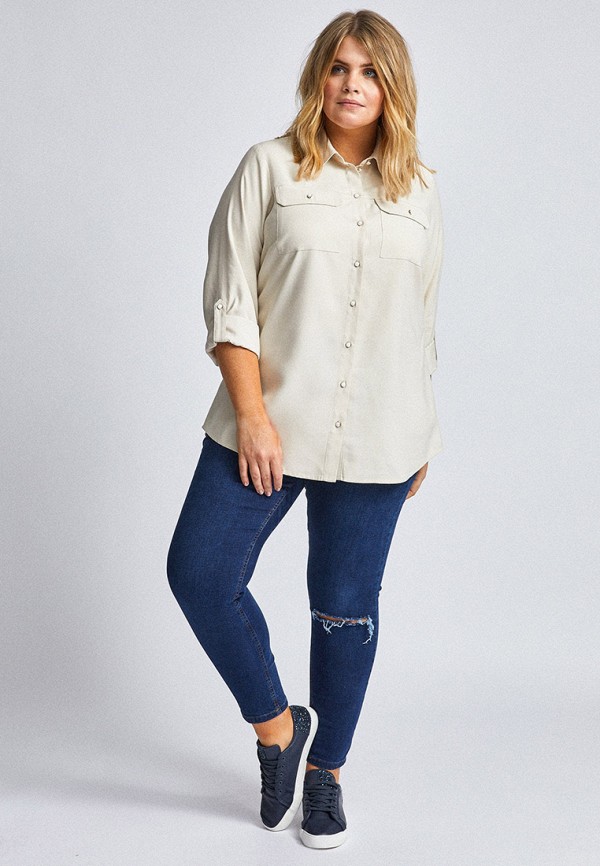 

Блуза Dorothy Perkins Curve, Бежевый
