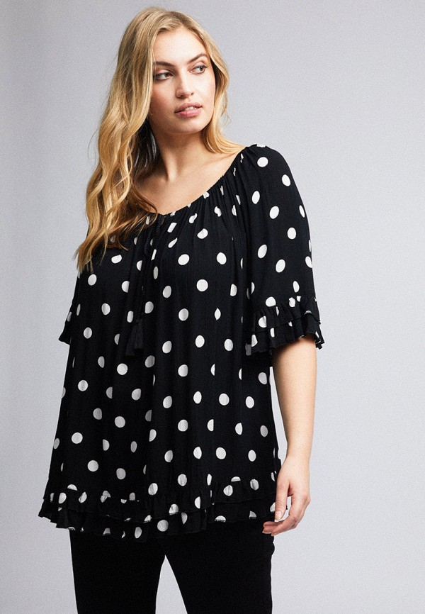 

Блуза Dorothy Perkins Curve, Черный