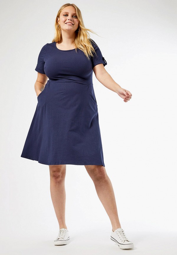 

Платье Dorothy Perkins Curve, Синий, Dorothy Perkins Curve DO029EWJGGY6