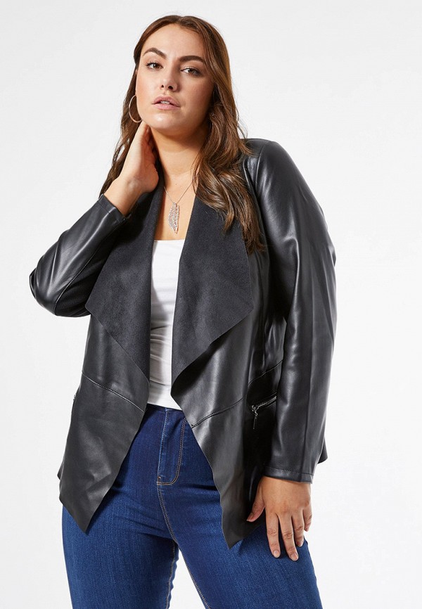 

Куртка кожаная Dorothy Perkins Curve, Черный