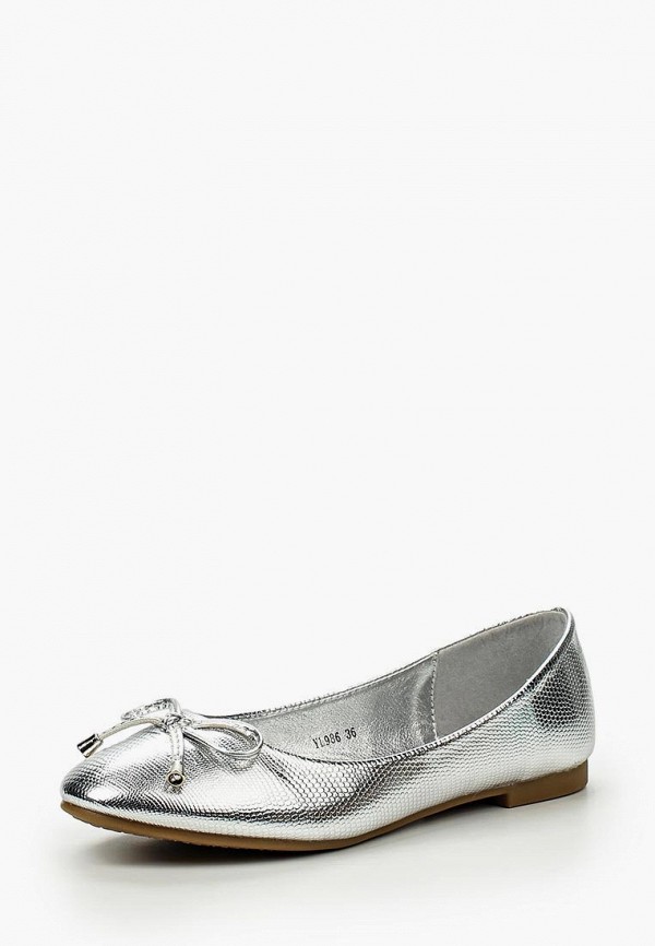 

Балетки Donna Moda, Серебряный