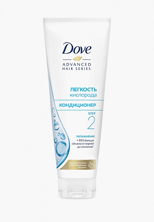 

Кондиционер для волос Dove, Прозрачный, Advanced Hair Series, Легкость кислорода, 250 мл