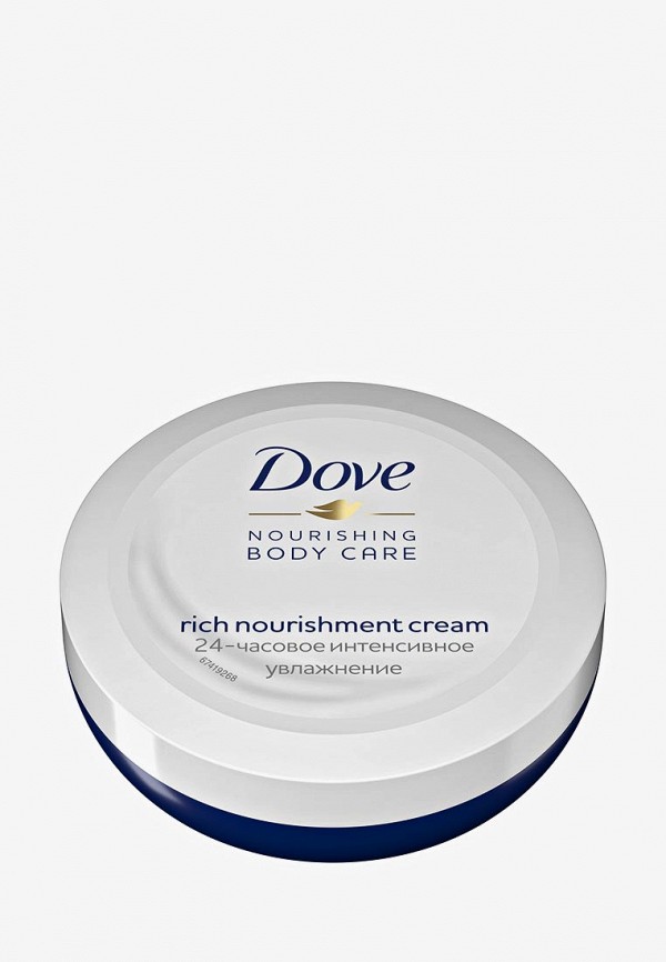 

Крем для тела Dove, Прозрачный, 24-часовое интенсивное увлажнение, 75 мл