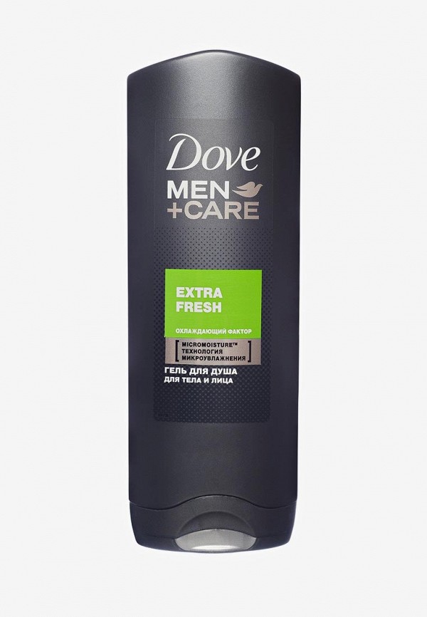 

Гель для душа Dove, Прозрачный, Men+Care, "Экстра Свежесть", 250 мл